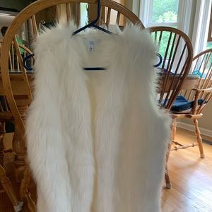Faux fur vest